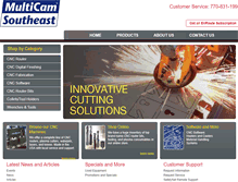 Tablet Screenshot of multicamsoutheast.com